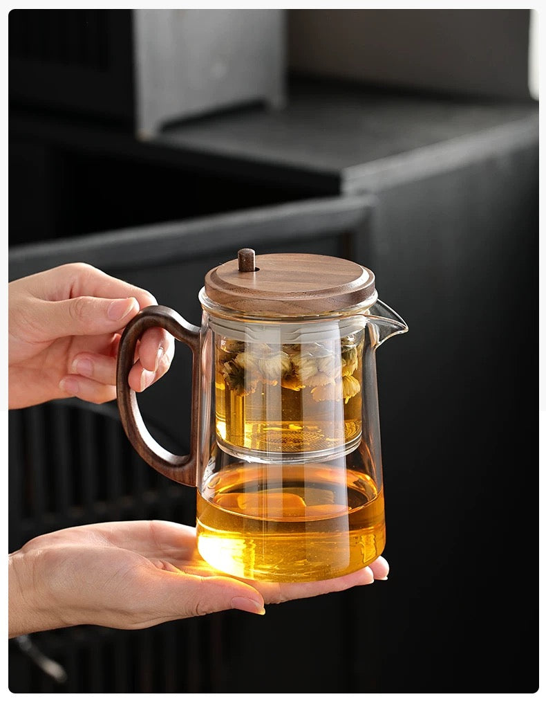 China glass teapot
