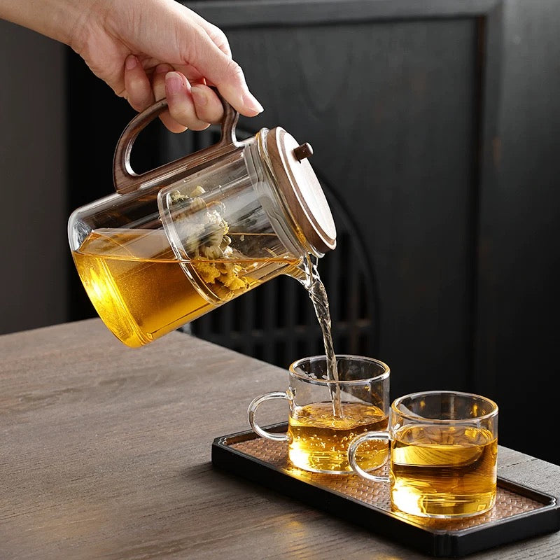 China glass teapot
